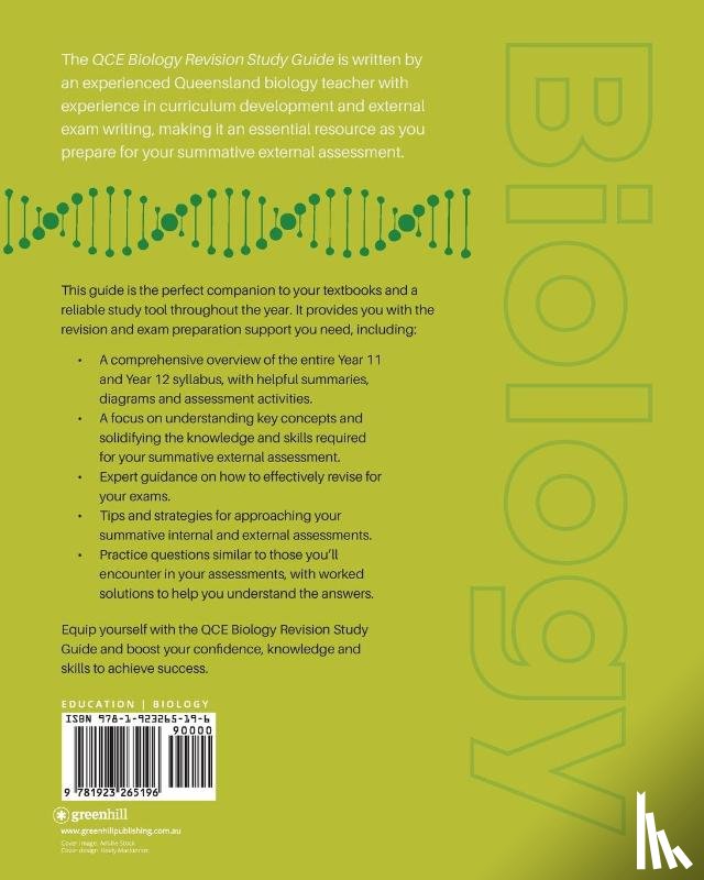 Dale, Gemma - QCE Biology