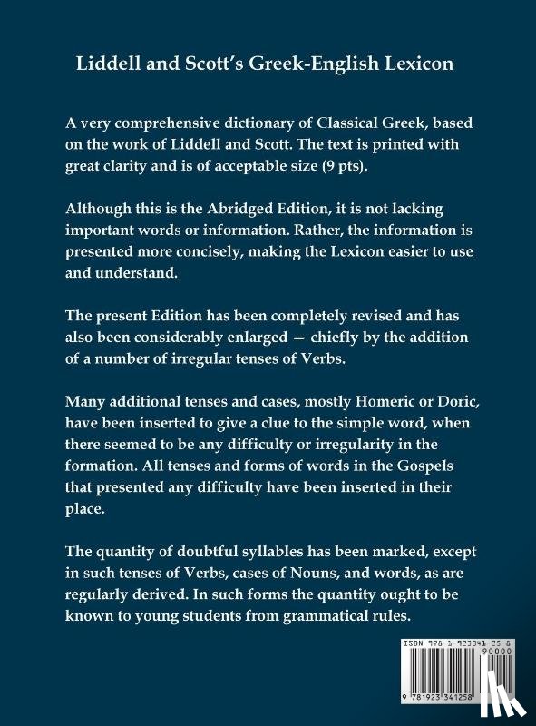 Liddell, Henery George, Scott, Robert - Liddell and Scott's Greek-English Lexicon (Greek and English Edition)