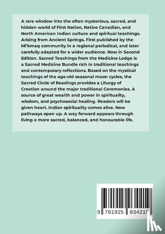 Bowers, Joseph Randolph - Sacred Teachings from the Mi'kmaq Medicine Lodge