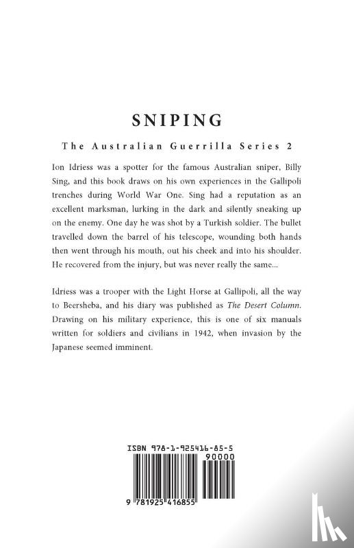 Idriess, Ion - Sniping