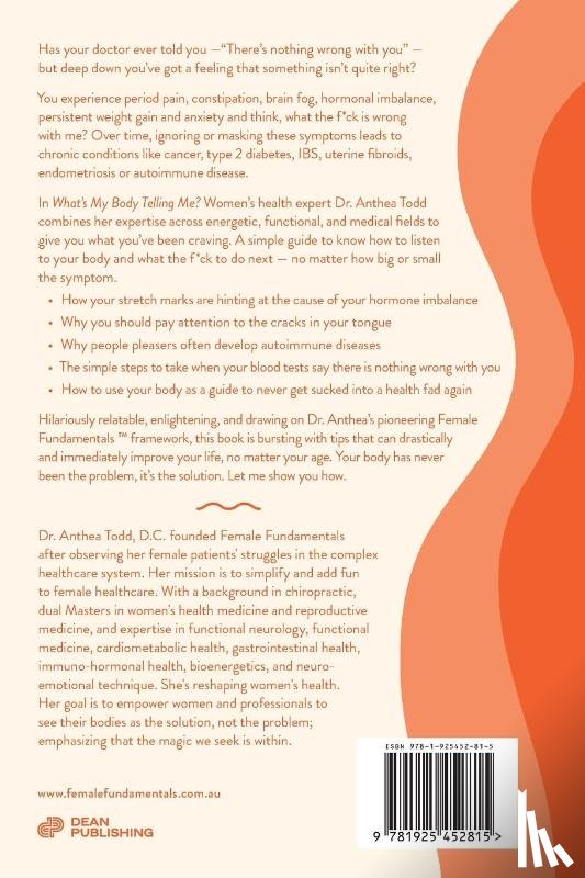 Todd, Dr. Anthea - What's My Body Telling Me?