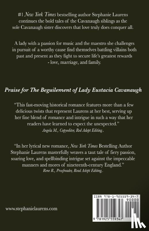 Laurens, Stephanie - The Beguilement of Lady Eustacia Cavanaugh