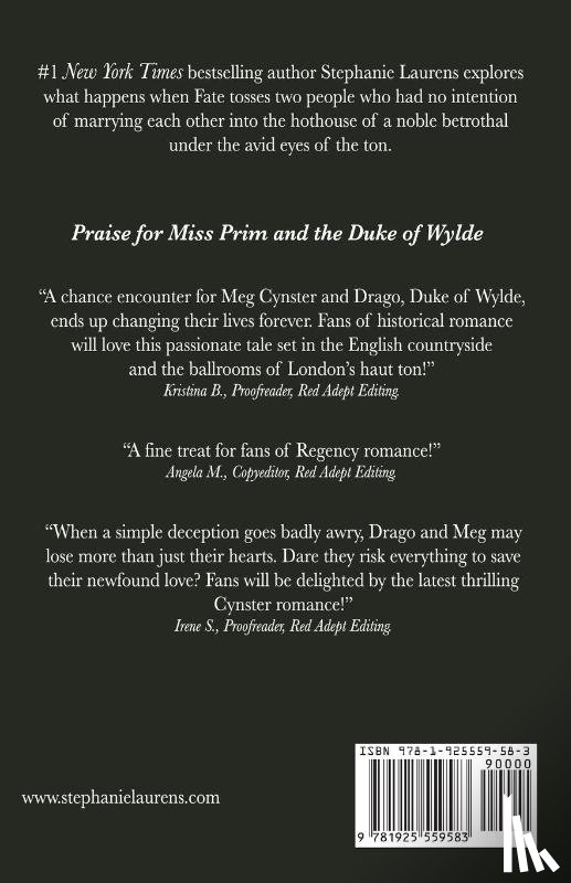 Laurens, Stephanie - Miss Prim and the Duke of Wylde