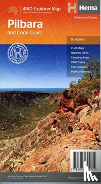 Maps, Hema - Pilbara & Coral Coast Map