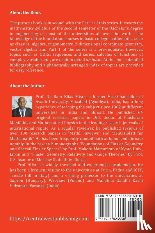 Misra, Ram Bilas - Mathematics for Engineers and Physicists