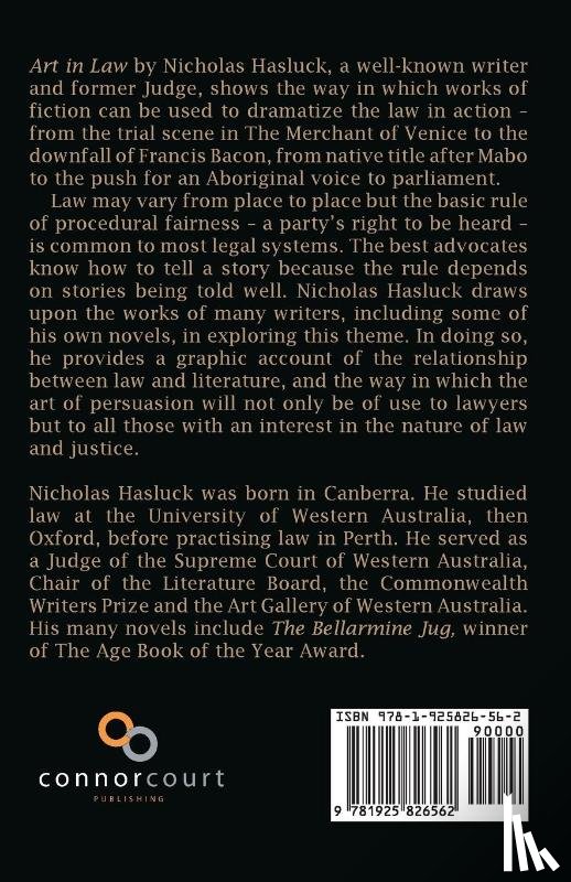 Hasluck, Nicholas - Art in Law