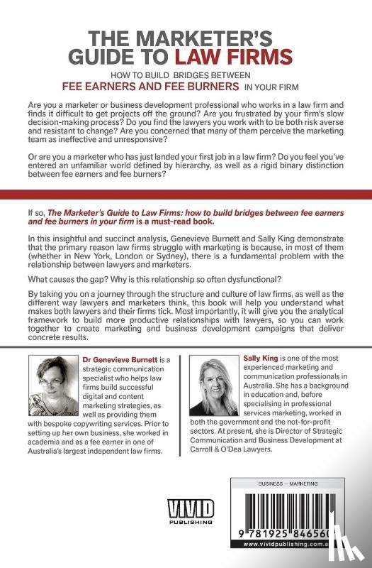 Burnett, Genevieve, King, Sally - The Marketer's Guide to Law Firms