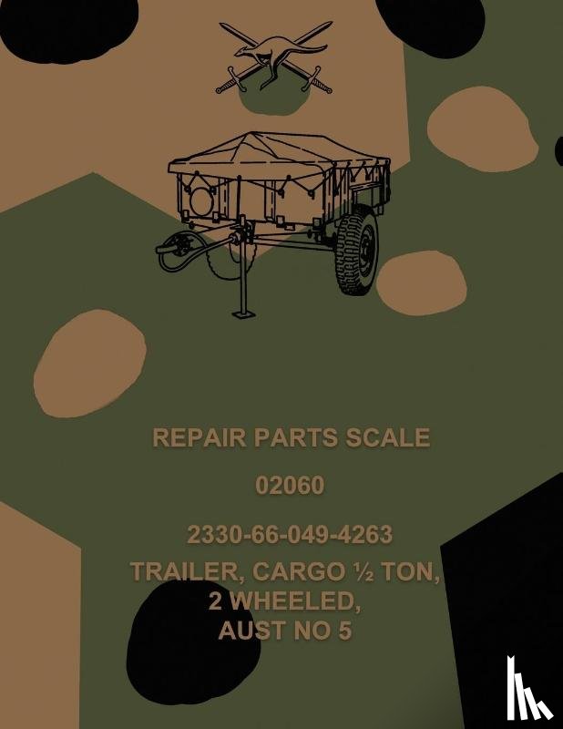 Army, Australian - Repair Parts Scale, Trailer, Cargo ½ Ton, 2 Wheeled, Aust No 5