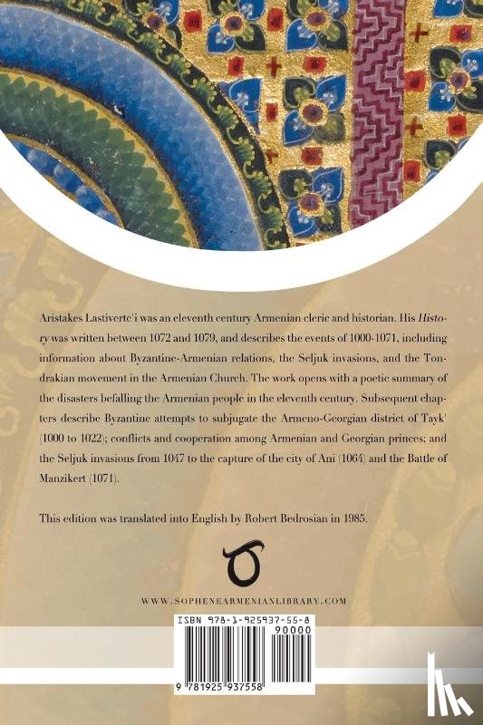 Lastivertc'i, Aristakes - Aristakes Lastivertc'i's History