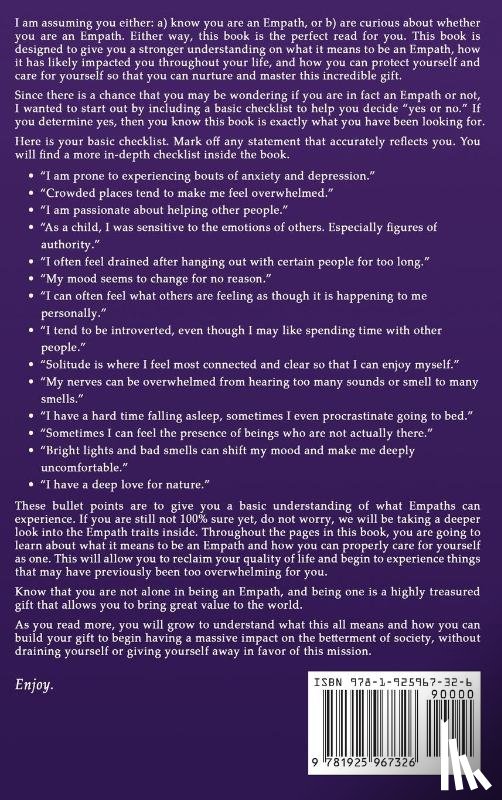 Vandeweghe, J - Highly Sensitive Empaths