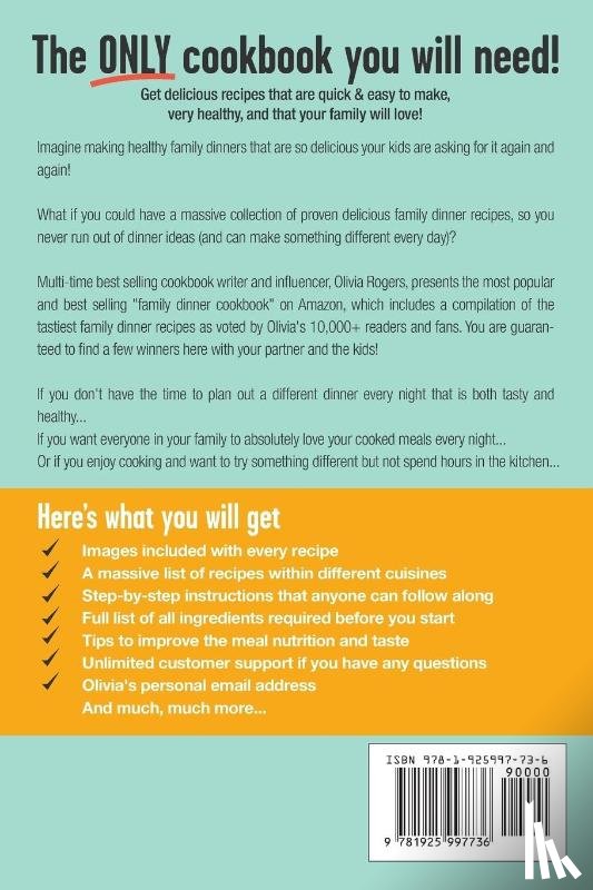 Rogers, Olivia - Family Dinner Cookbook