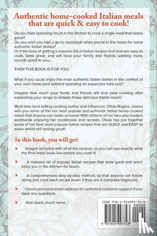 Rogers, Olivia - Italian Cooking