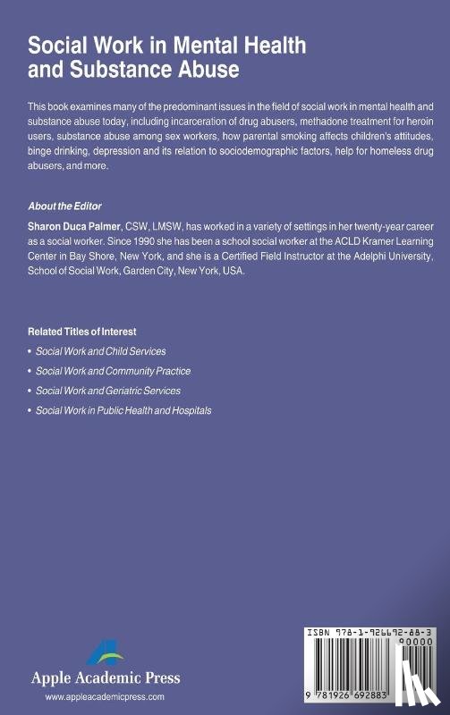  - Social Work in Mental Health and Substance Abuse