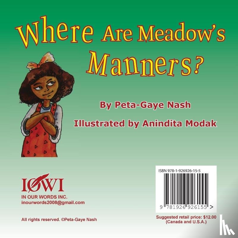 Nash, Peta-Gaye - Where Are Meadow's Manners