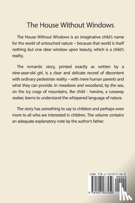 Follett, Barbara Newhall - The House Without Windows