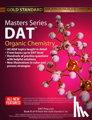 Ferdinand, Brett - DAT Masters Series Organic Chemistry: Review, Preparation and Practice for the Dental Admission Test by Gold Standard DAT