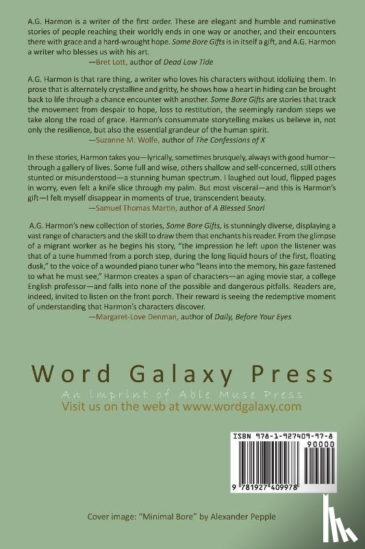 Harmon, A G - Some Bore Gifts: Stories