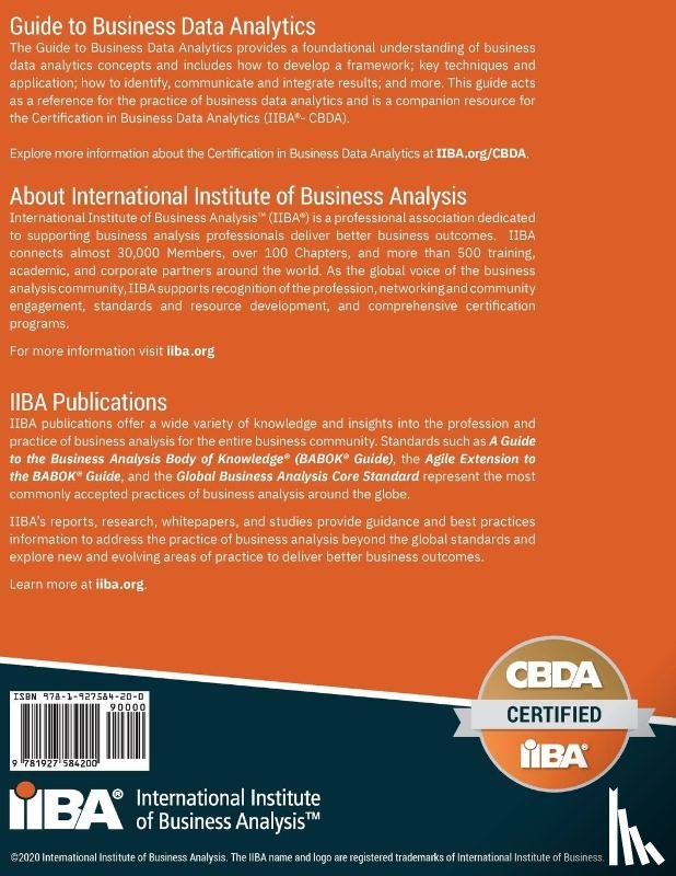Iiba - Guide to Business Data Analytics