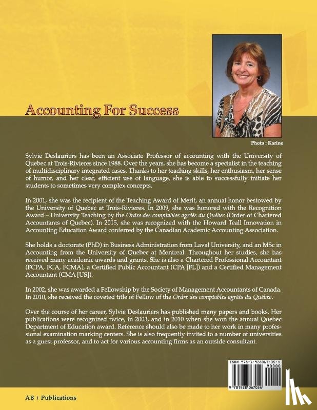 Deslauriers, Sylvie - Accounting for Success