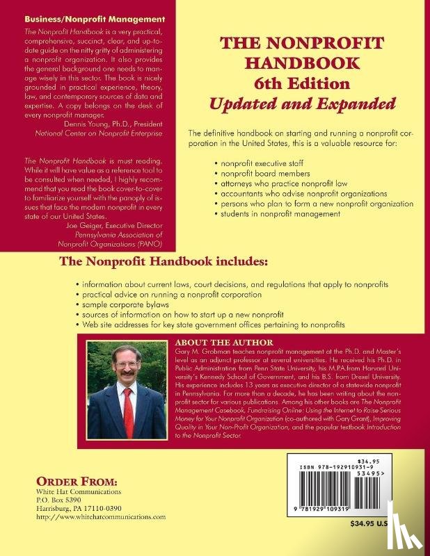 Grobman, Gary M. - The Nonprofit Handbook