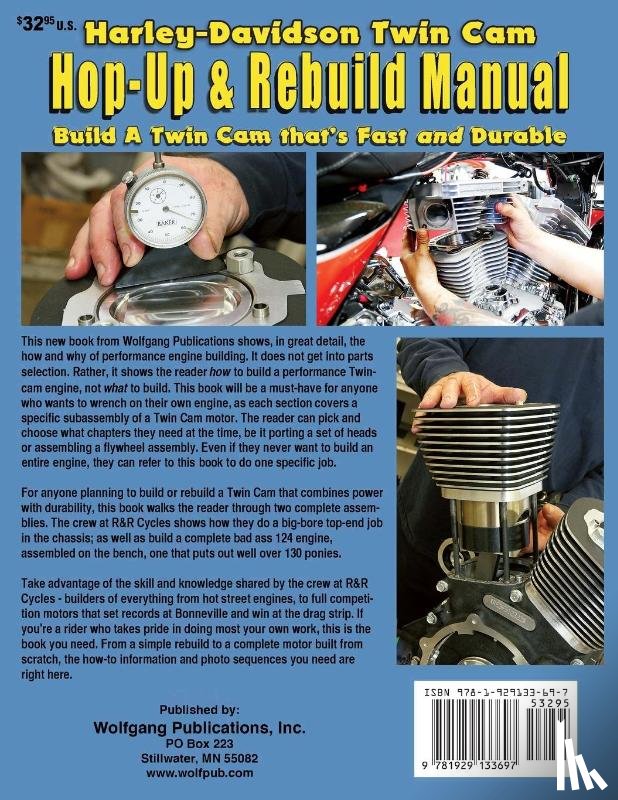Timothy Remus - Harley-Davidson Twin CAM, Hop-Up and Rebuild Manual