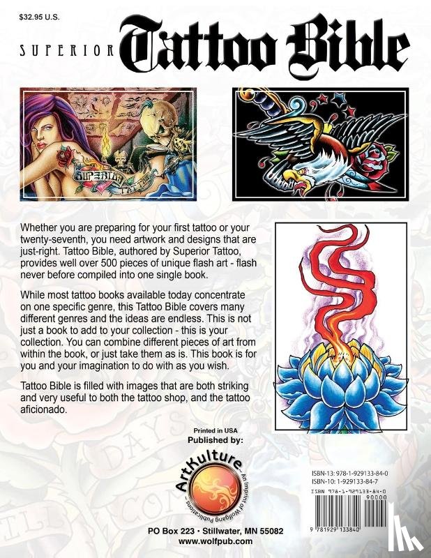 Superior Tattoo - Tattoo Bible One