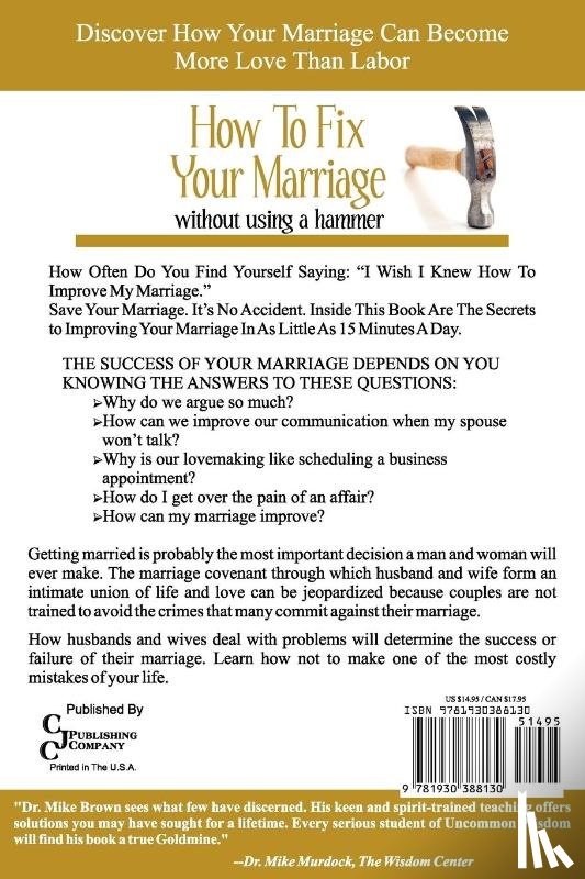 Brown, Mikel A - How to Fix Your Marriage