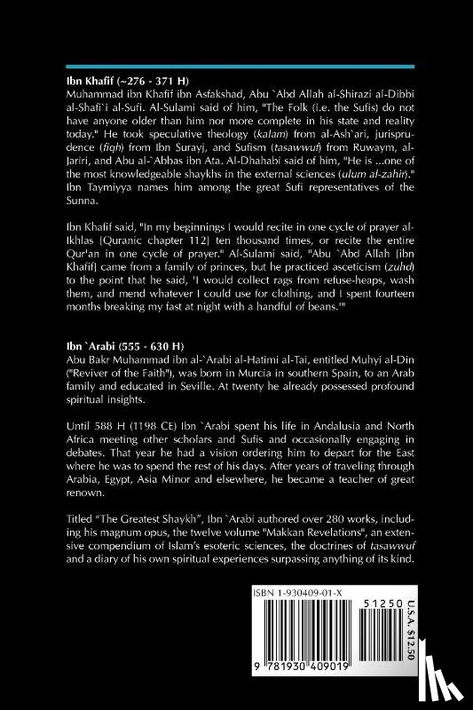 Ibn Khafif - Correct Islamic Doctrine/Islamic Doctrine
