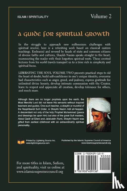 Al-Haqqani, Shaykh Nazim Adil - Liberating the Soul