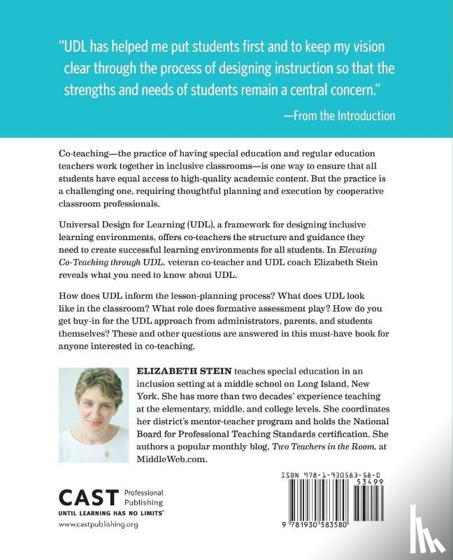 Elizabeth Stein - Elevating Co-Teaching through UDL