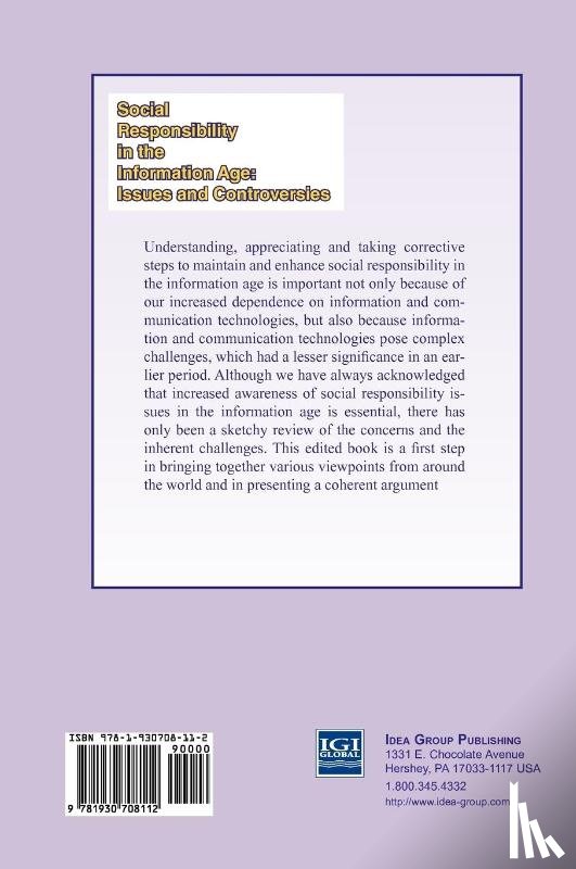 Dhillon - Social Responsibility in the Information Age