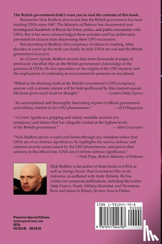 Redfern, Nick - A Covert Agenda