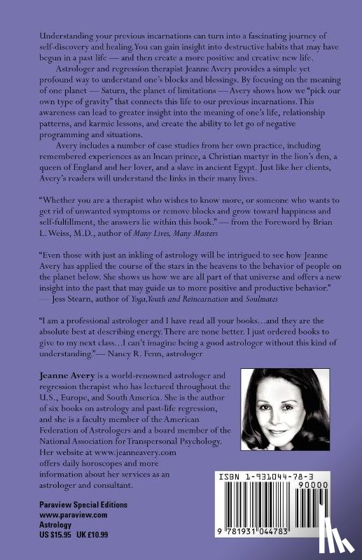 Avery, Jeanne - Astrology and Your Past Lives