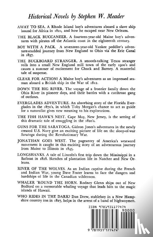 Meader, Stephen W. - Who Rides In The Dark?