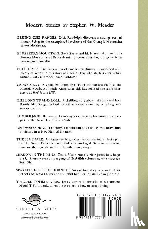 Meader, Stephen W. - Sparkplug Of The Hornets