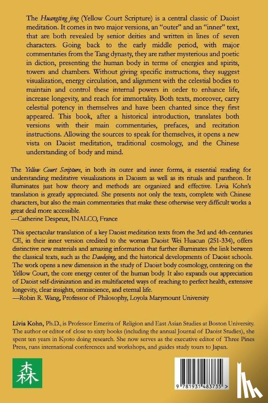 Kohn, Livia - The Yellow Court Scripture, Vol. 1