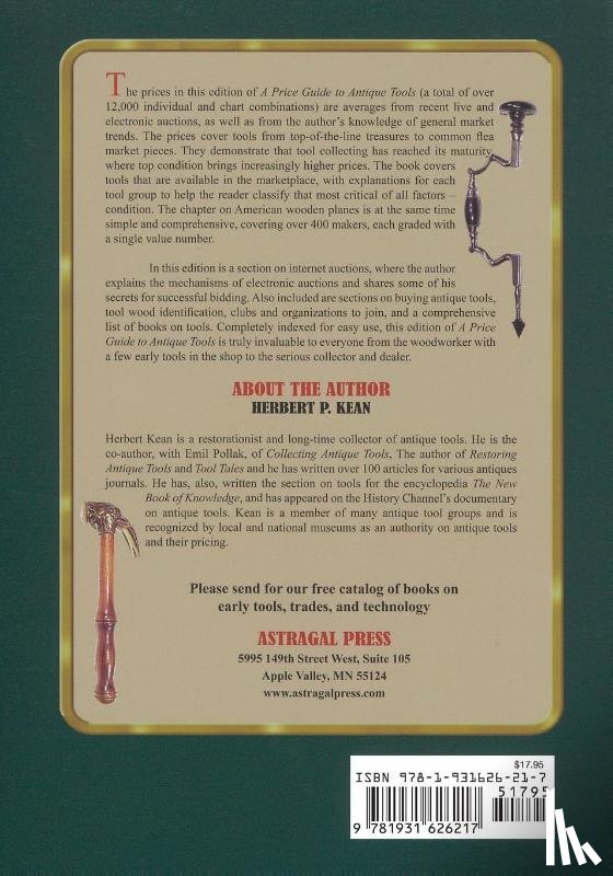 Kean, Herbert P. - A Price Guide to Antique Tools