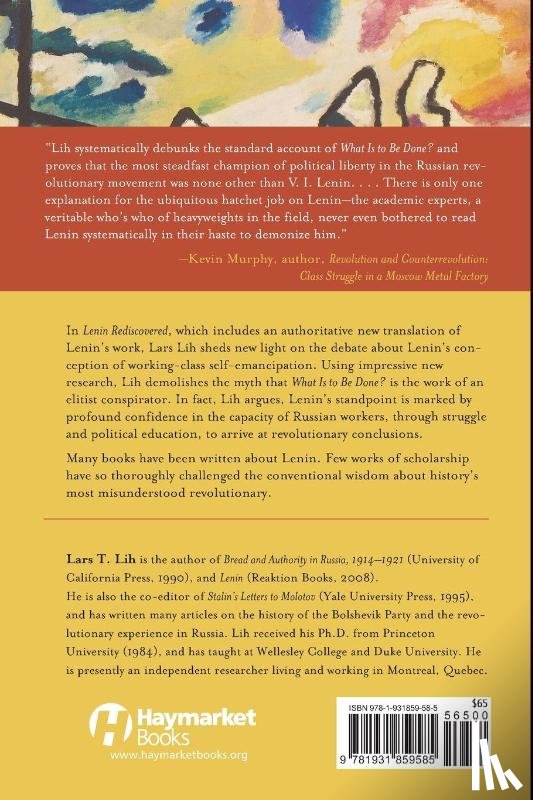 Lih, Lars - Lenin Rediscovered: What Is To Be Done? In Context