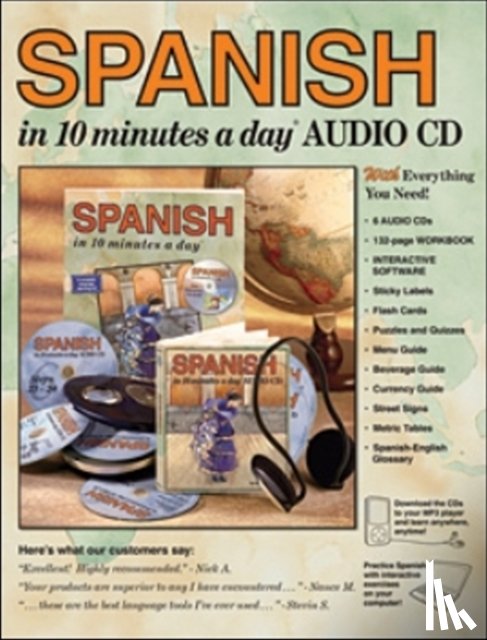 Kershul, Kristine - SPANISH in 10 minutes a day BOOK + AUDIO