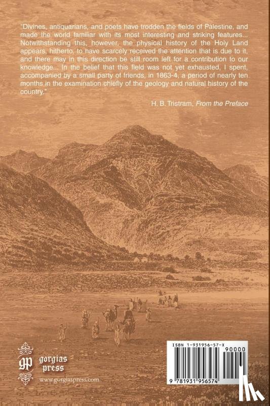 Tristram, H. - Land of Israel. A Journey of Travel in Palestine