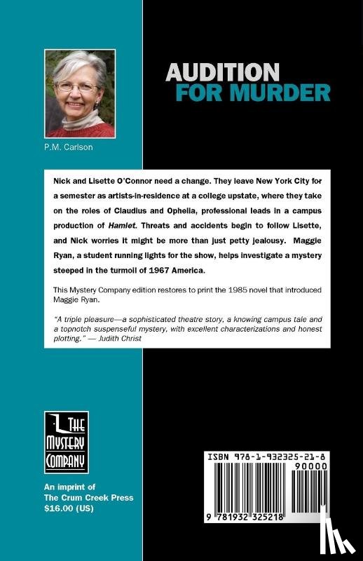 Carlson, P.M. - Audition for Murder