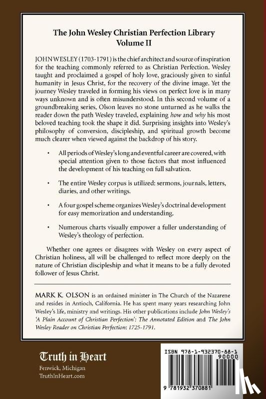 Olson, Mark K - John Wesley's Theology of Christian Perfection