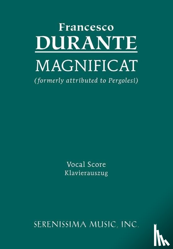 Durante, Professor of Literature Francesco (University of Suor Orsola Benincasa) - Magnificat