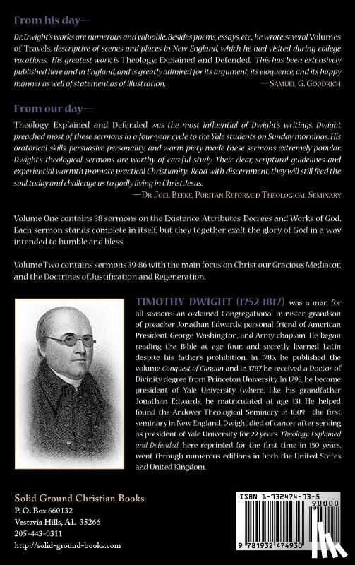 Dwight, Timothy - Theology