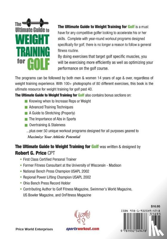Price, Robert G - The Ultimate Guide to Weight Training for Golf