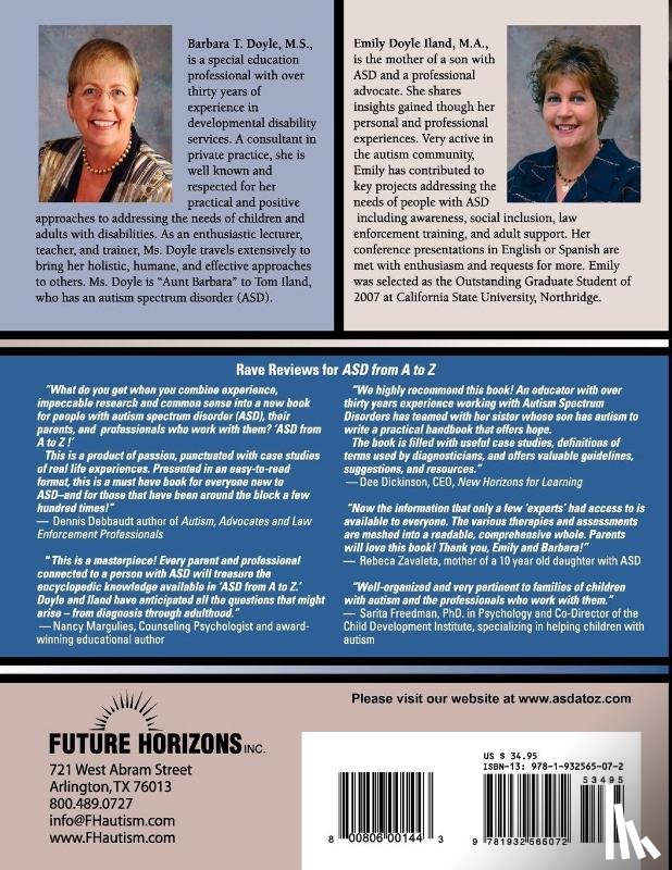 Doyle, Barbara, Iland, Emily - Autism Spectrum Disorders from a to Z