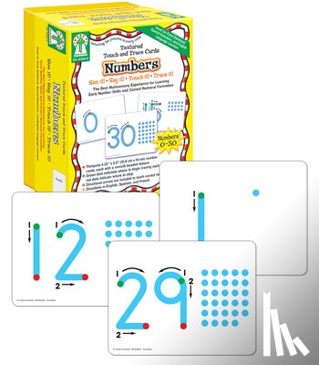 Key Education Publishing - Textured Touch and Trace: Numbers: The Best Multisensory Experience for Learning Early Number Skills and Correct Numeral Formation