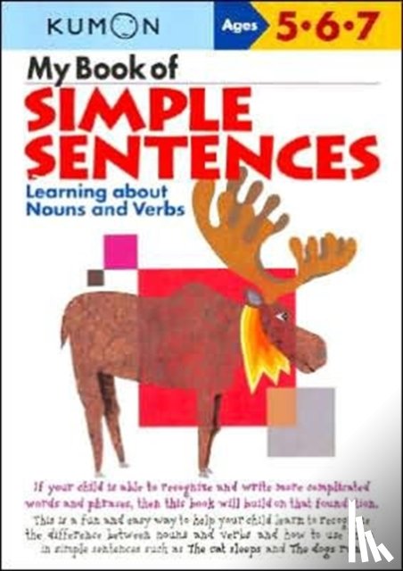 Publishing, Kumon - Kumon My Book of Simple Sentences