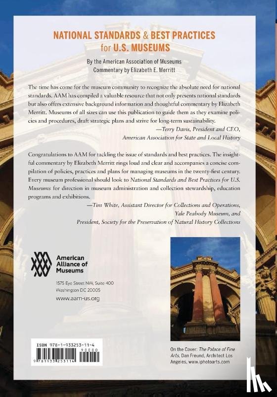  - National Standards and Best Practices for U.S. Museums