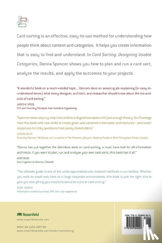 Spencer, Donna - Card Sorting